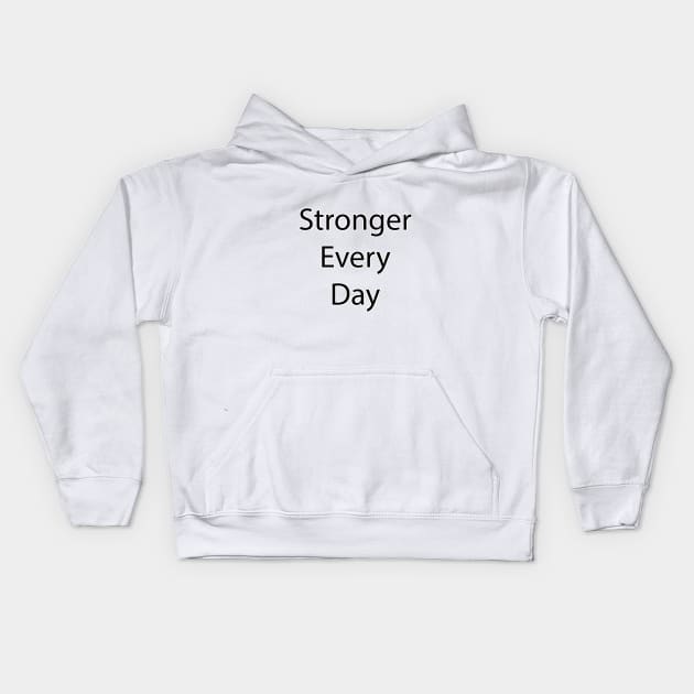 Fitness Quote 16 Kids Hoodie by Park Windsor